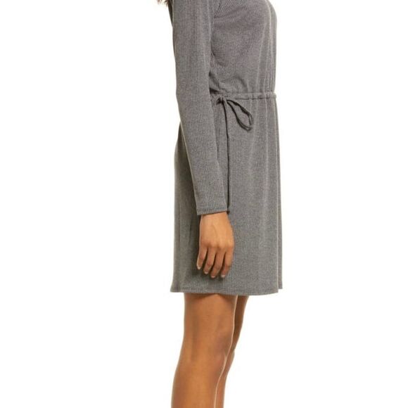 Charles Henry Long Sleeves Knit Dress Elastic Tie Waist Size M - Picture 3 of 12